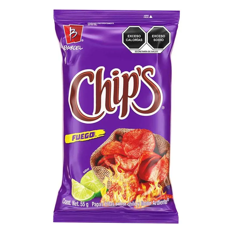 Chips Fuego Con Queso Amarillo