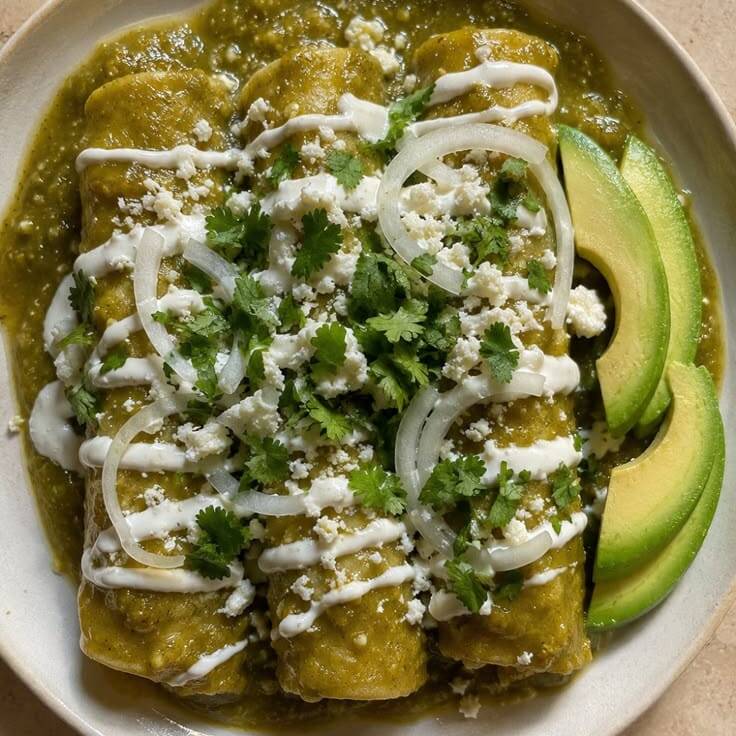 Enchiladas Verdes