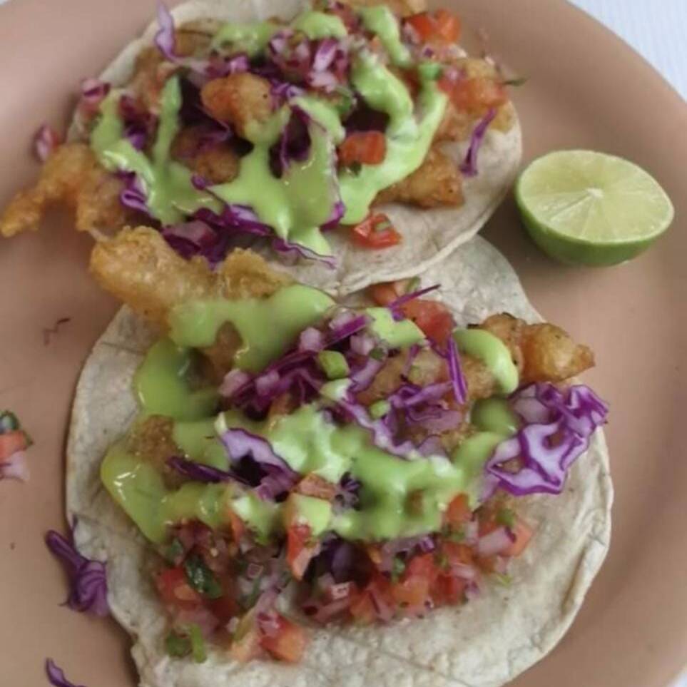 Tacos De Camarón Estilo Ensenada