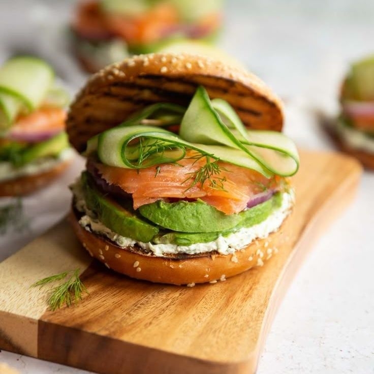 Bagel de Salmón