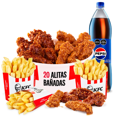 Combo Alitas Bañadas X 20