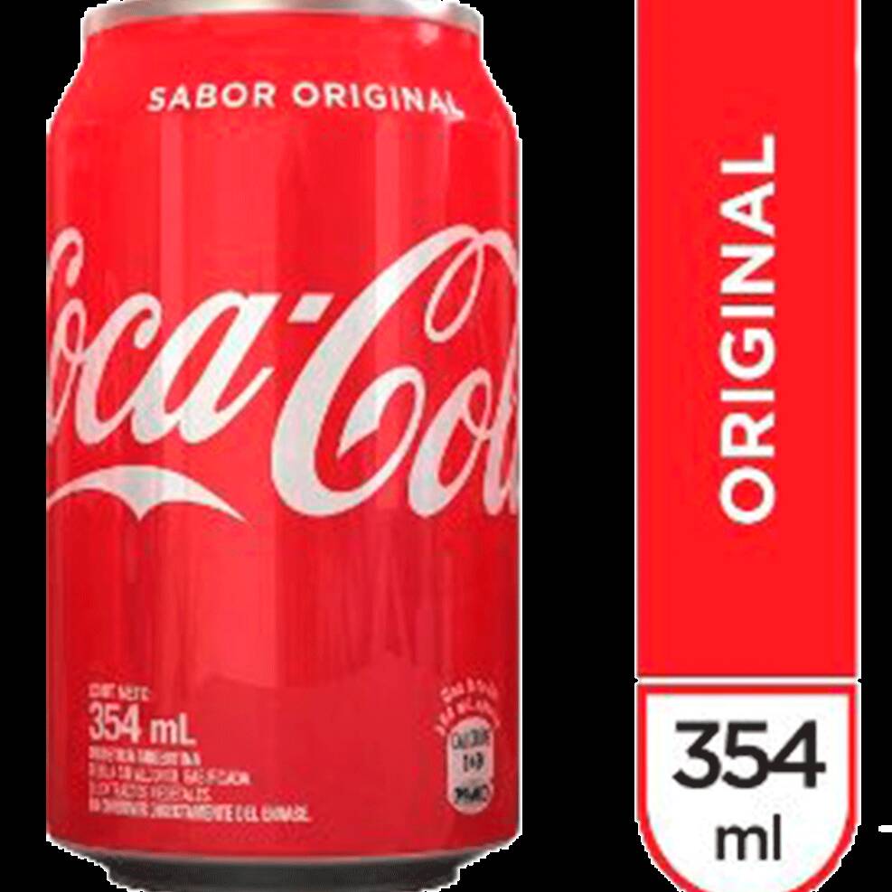 Coca Cola 355 ml de Lata Super Fría