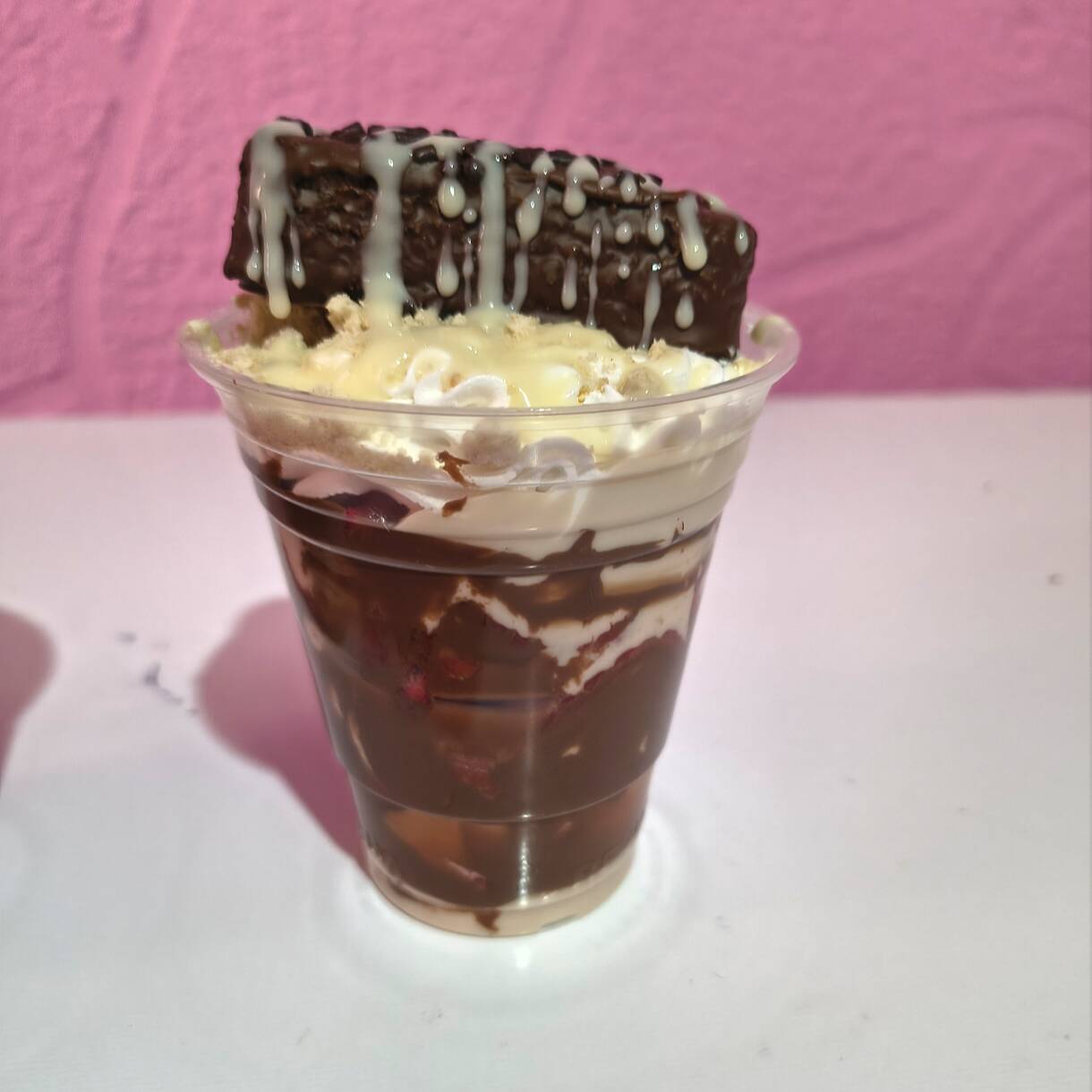 Fresas con crema mediano
