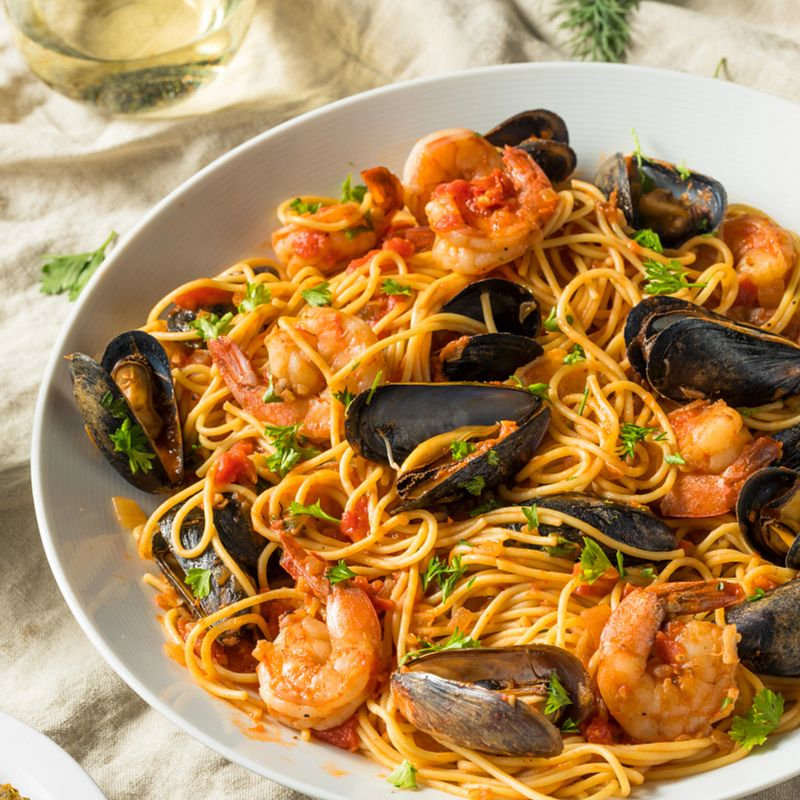 PASTA DE MARISCOS