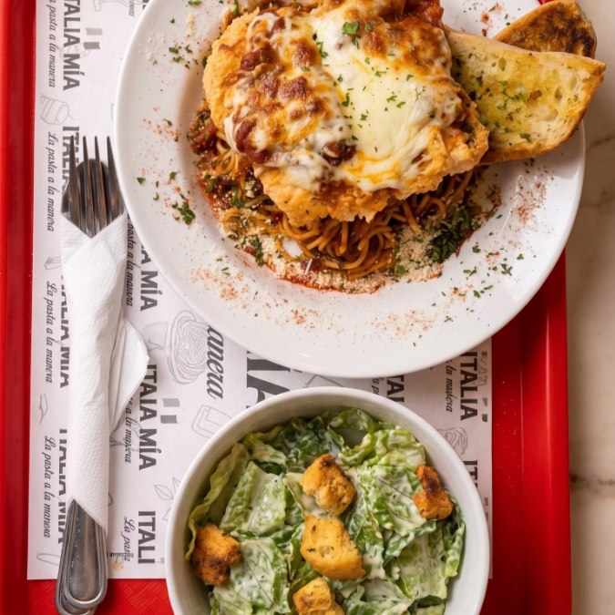 Milanesa de pollo crocante