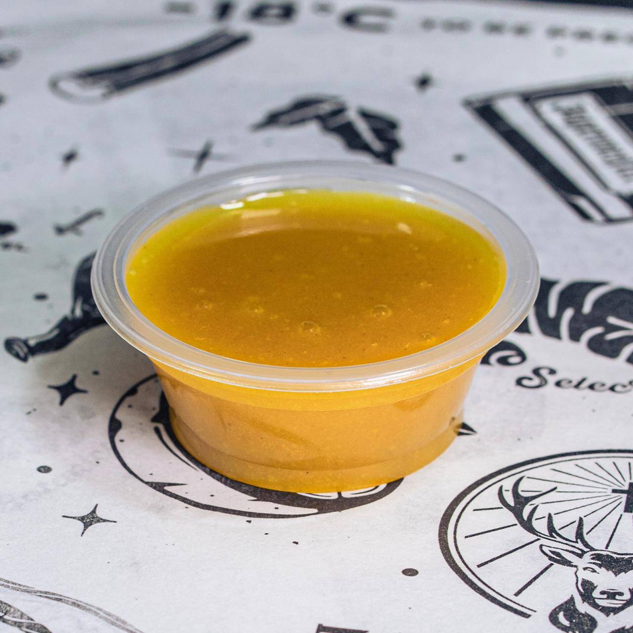 Adición salsa miel mostaza