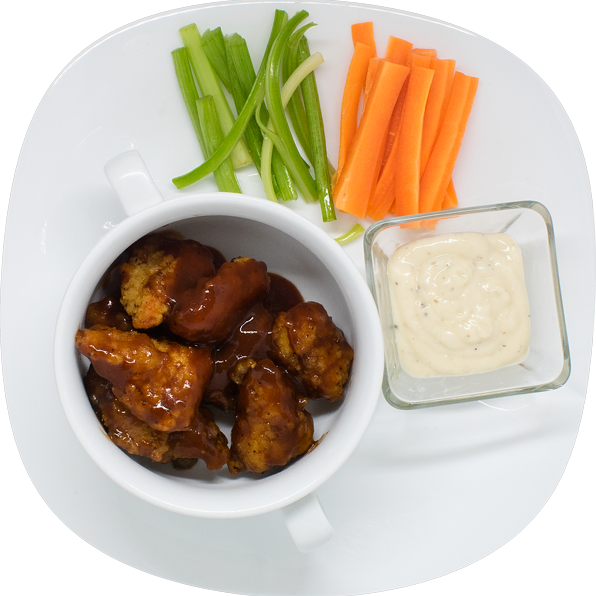 BONELESS WINGS.
