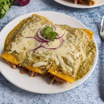 Enchiladas Verdes con Pollo