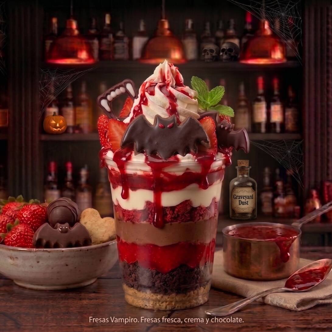Fresas Drácula Cucharables