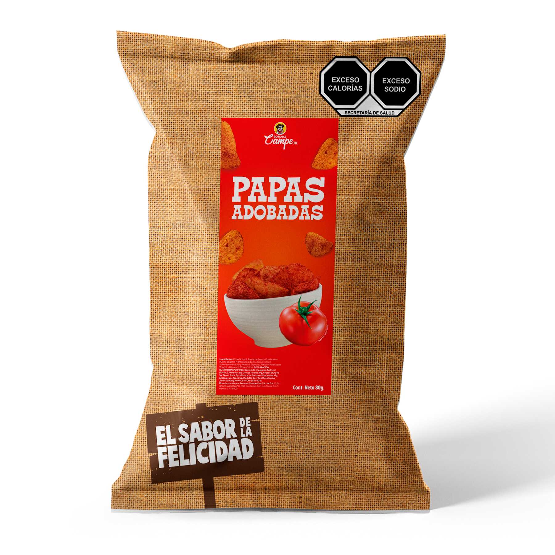Papas de Adobadas Individuales