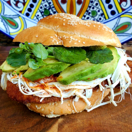 Cemita de Milanesa de Puerco