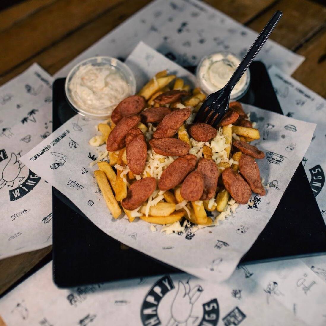Salchipapas