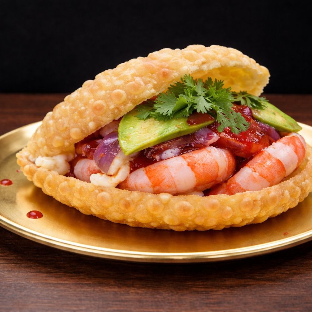 Empanada de Camaron con Pulpo