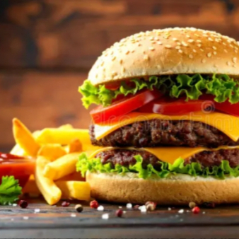 Hamburguesa Doble Carne en Combo