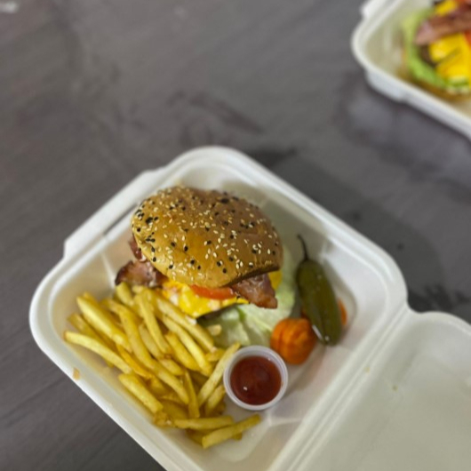 Hamburguesas con Papas