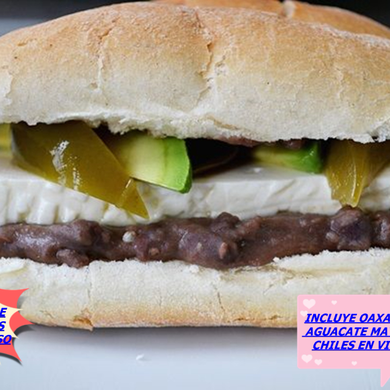 Torta de Frijoles con Queso