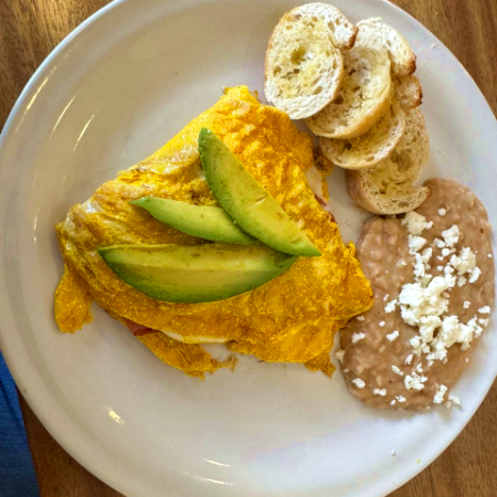 Omelette Jamón y Tocino