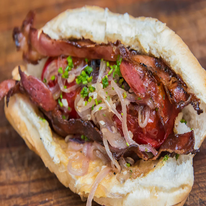 Hot Dog Monster con Tocino