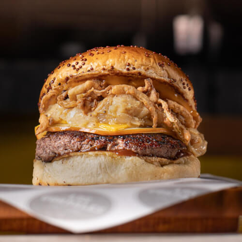 Caribe Cheese Burger + Papas