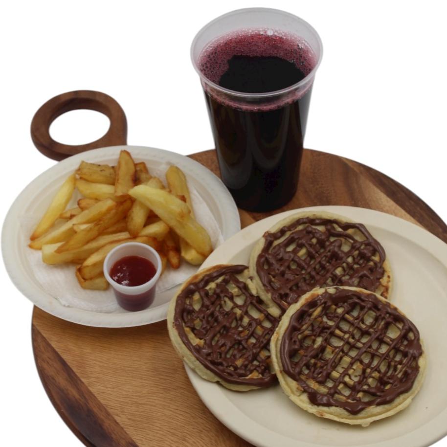 Compostre (Bebida + Papas a la Francesa + Waffles)