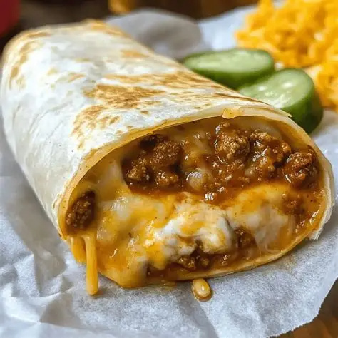 Deliciosa tortilha tostada e recheada com chilli beans de carne moida com feijão, queijo, cheddar e alface americana.
Super recheio pra você!!!!