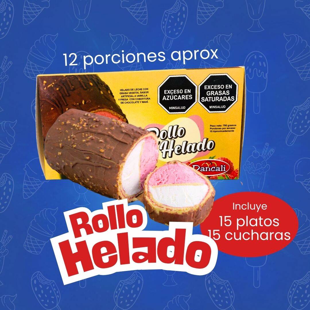 Postre Rollo Helado