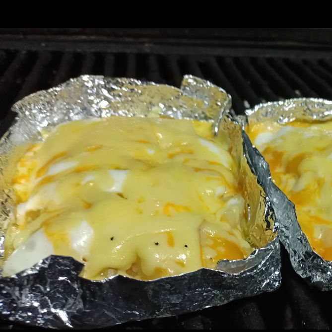 Papa Asada con Carne Asada