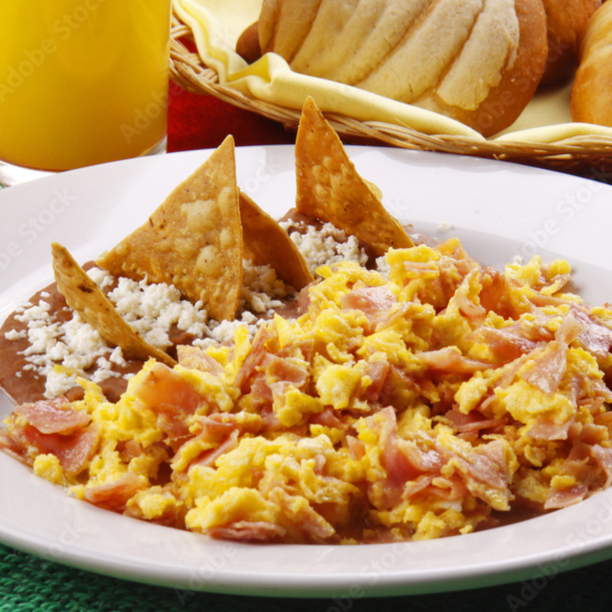 Huevos Revueltos Con Jamon