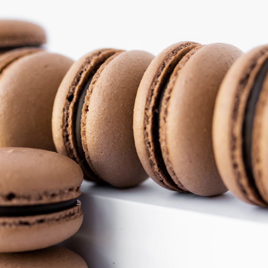 Macaron de chocolate