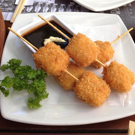 Kushiages de Queso Manchego