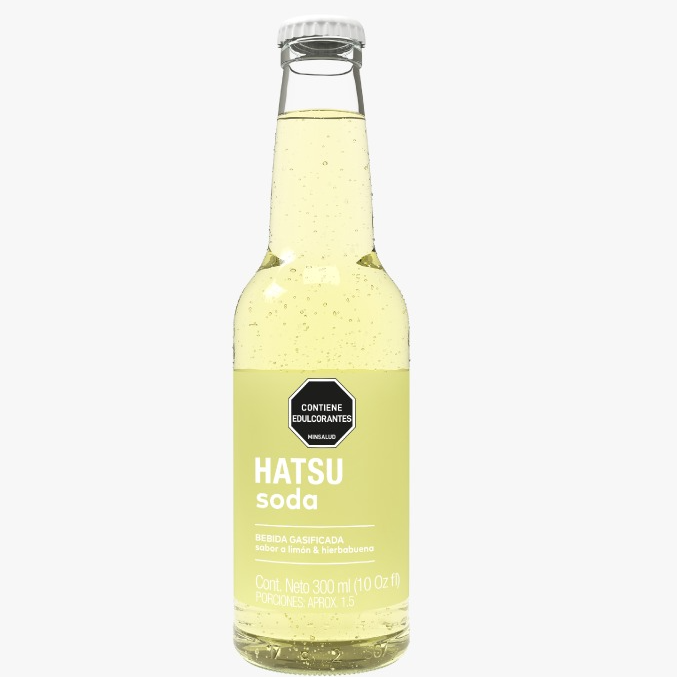 Soda Hatsu Limón Hierbabuena 300 Ml