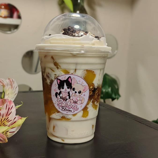 Duraznos con crema