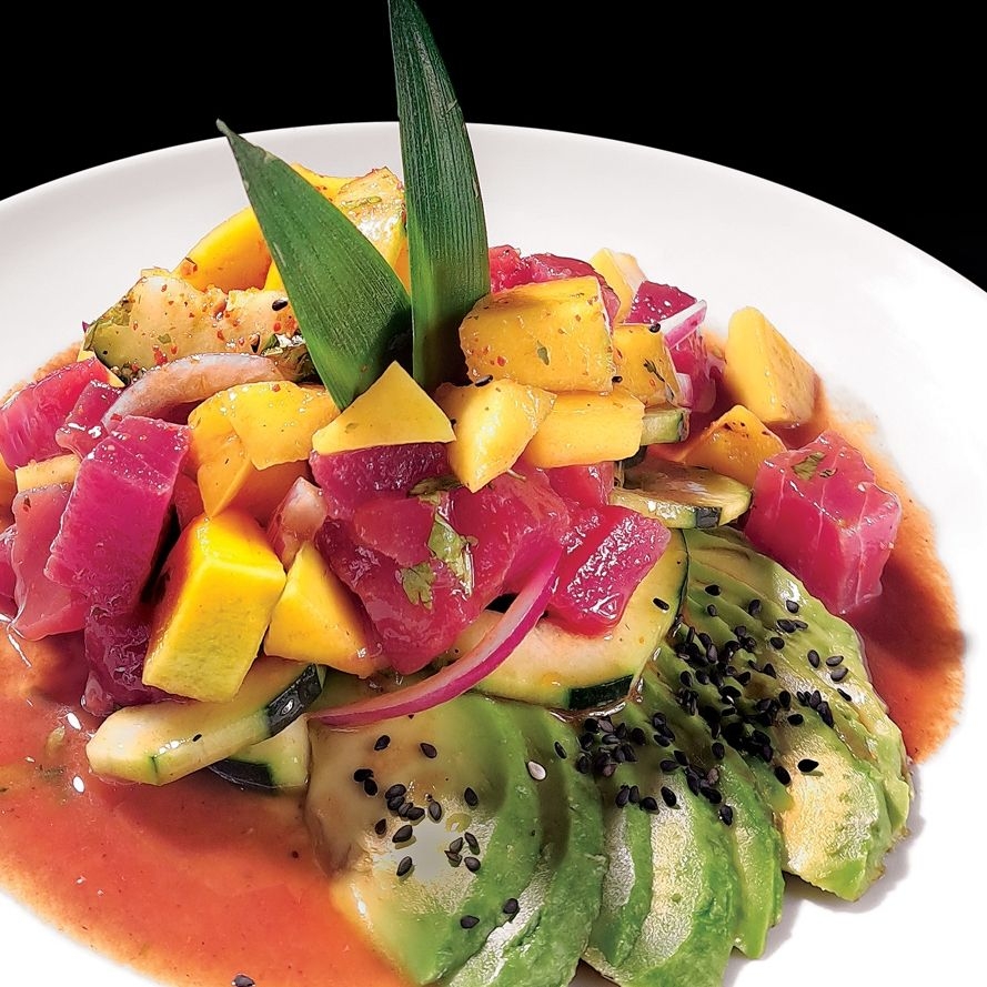 Ceviche de Atún Tropical