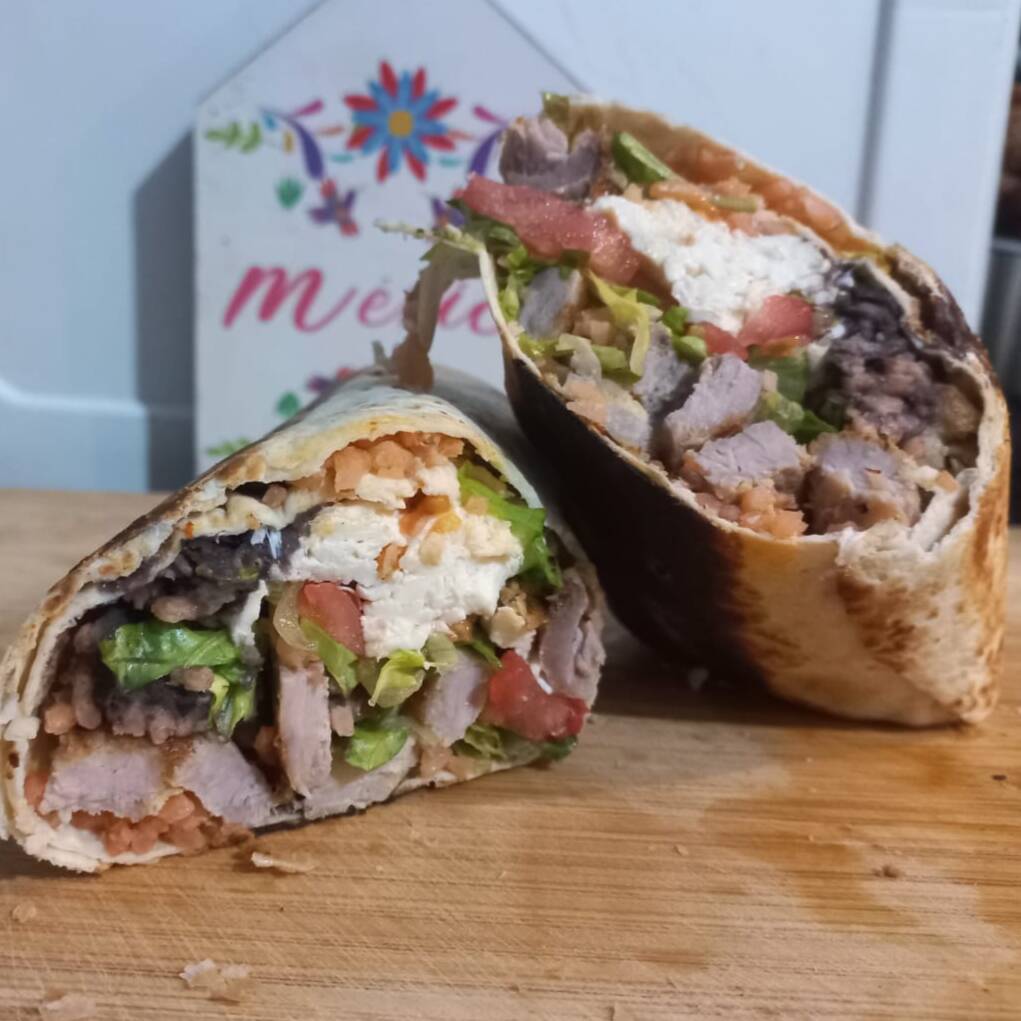 Burrito de Milanesa de Pollo