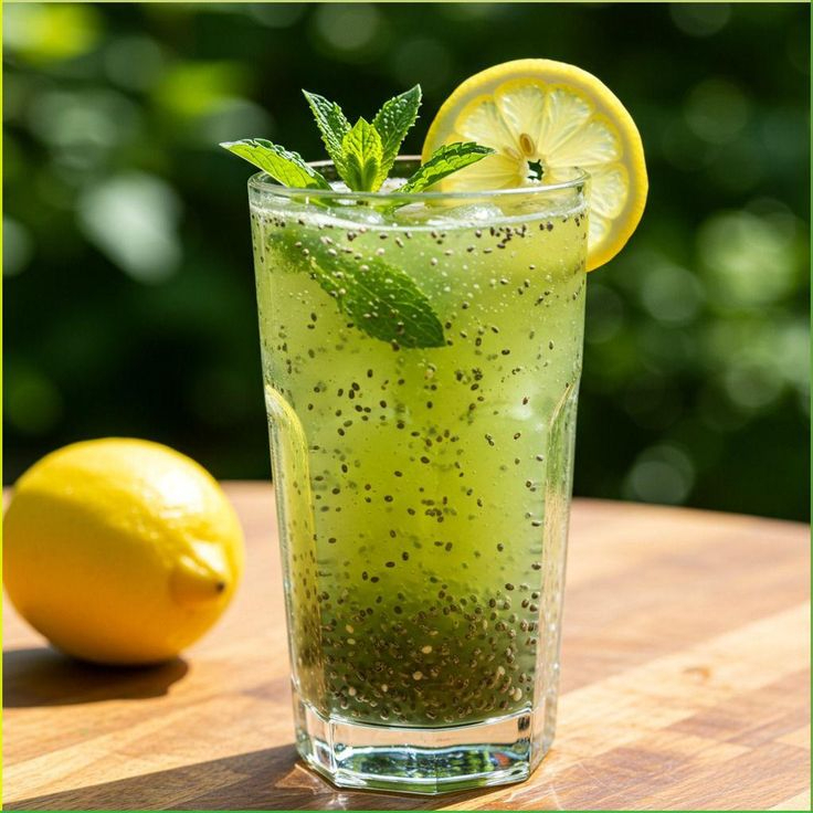 Agua de Limón con Chía