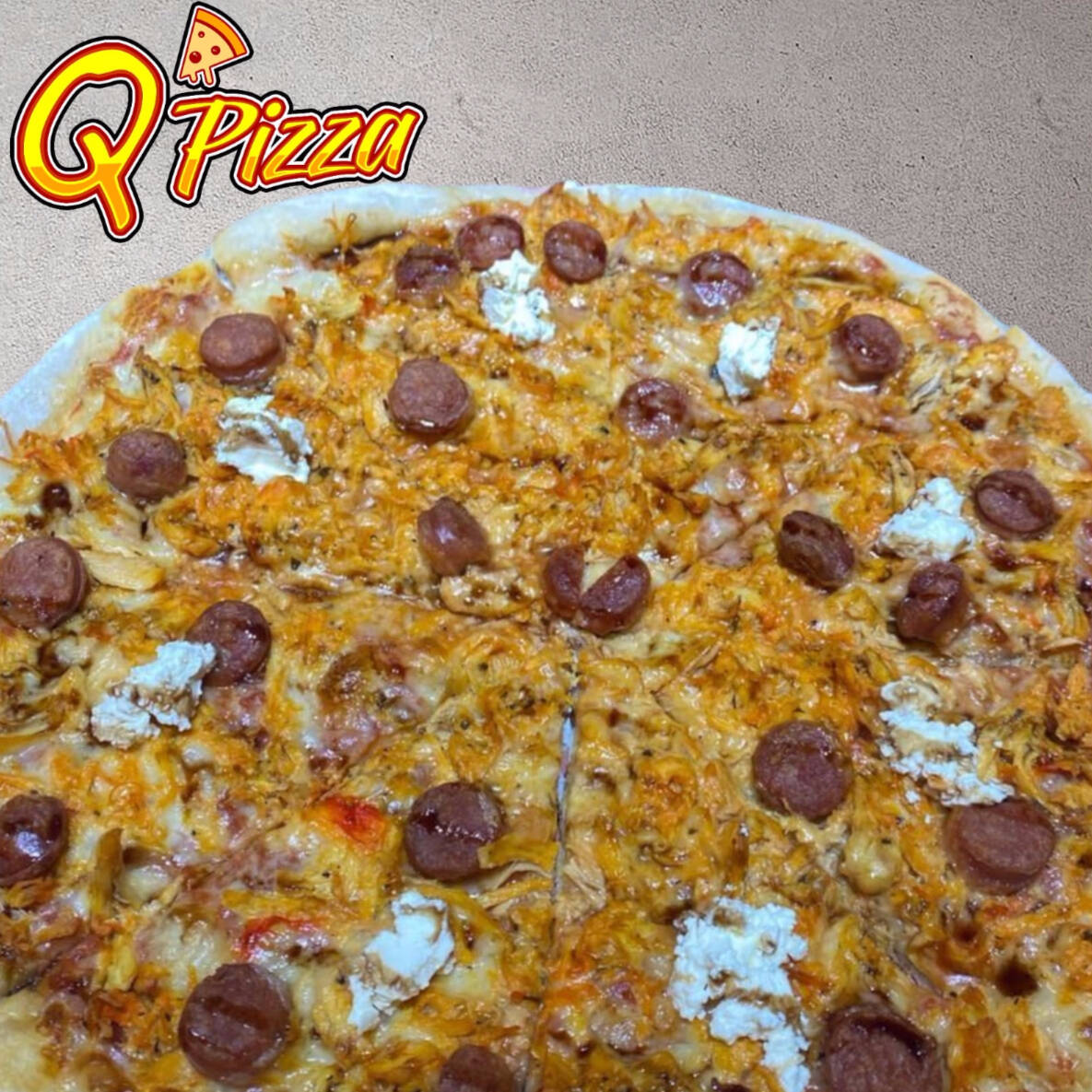 Pizza Carnes Mediana 6 Porciones
