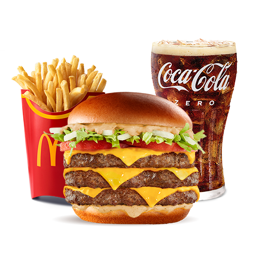 McCombo Grande Tasty Clásica 3 Carnes