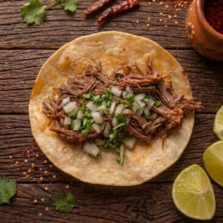 Taco Blando de Birria
