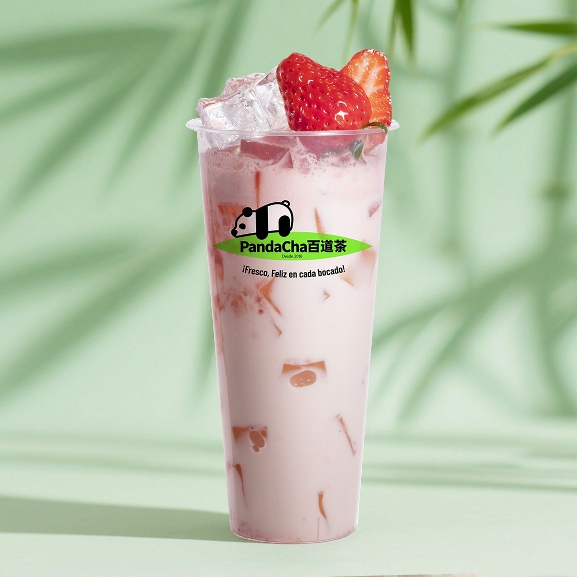 Milk Tea de Fresa草莓奶绿