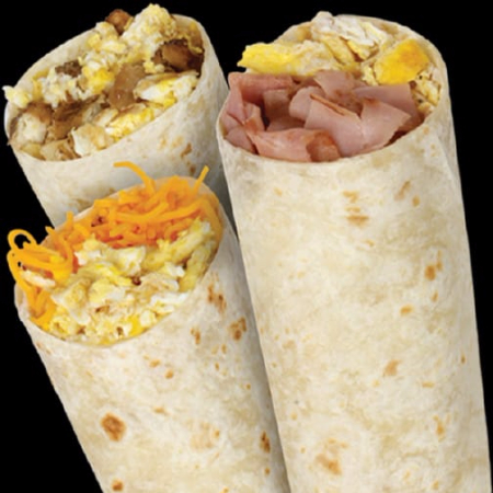 Burrito de huevo /jamon