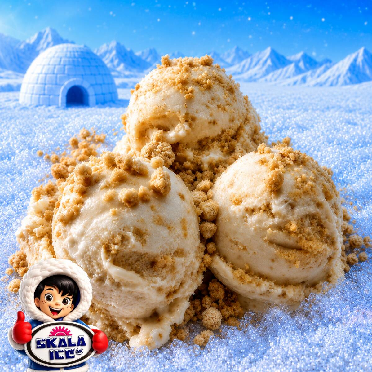 Helado de Mazapán 1/2 Litro