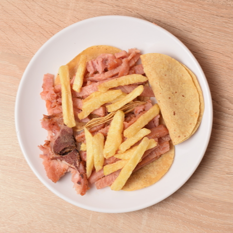 Orden de Tacos de Chuleta Ahumada