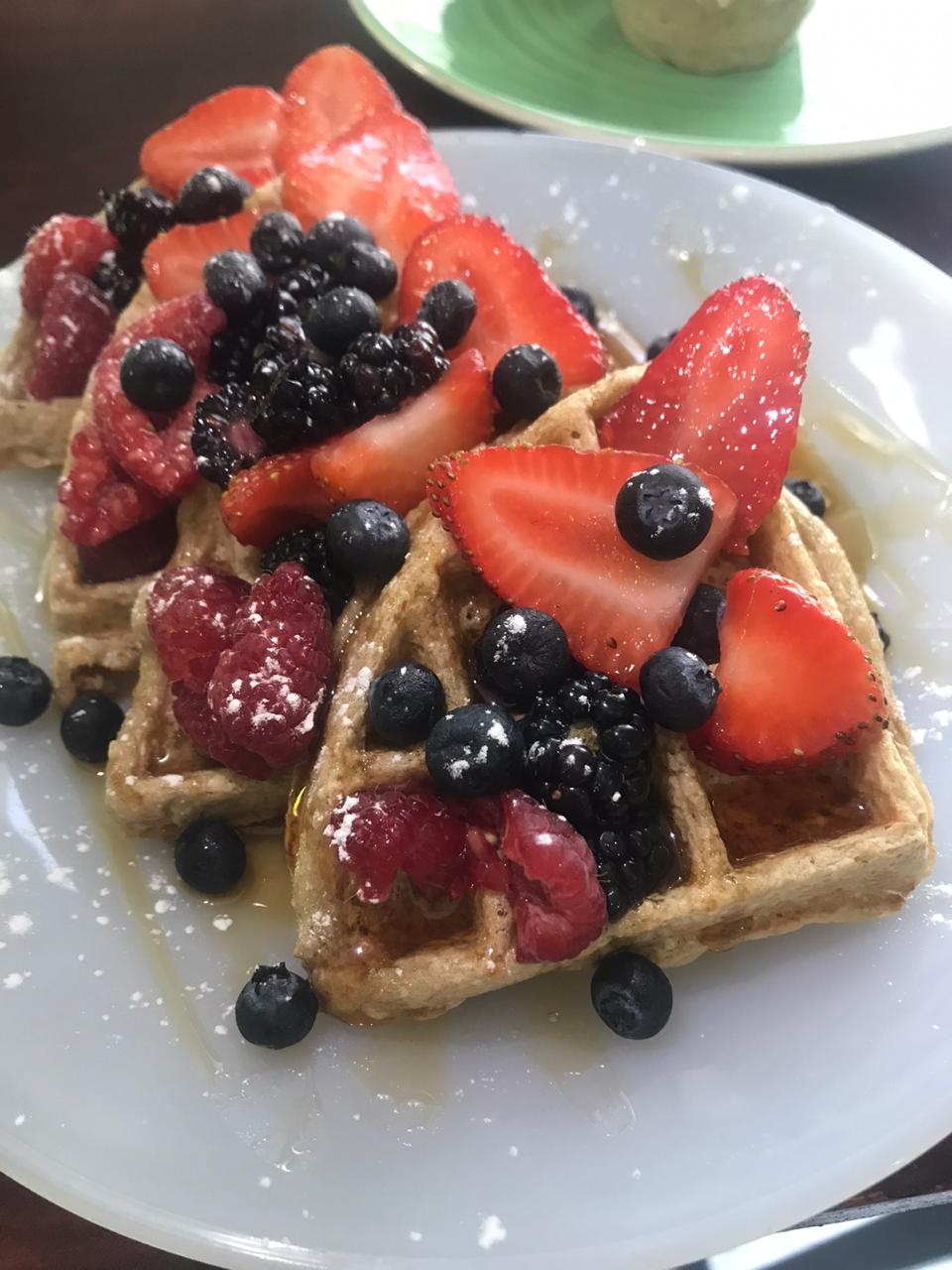 Waffles de Frutos Rojos