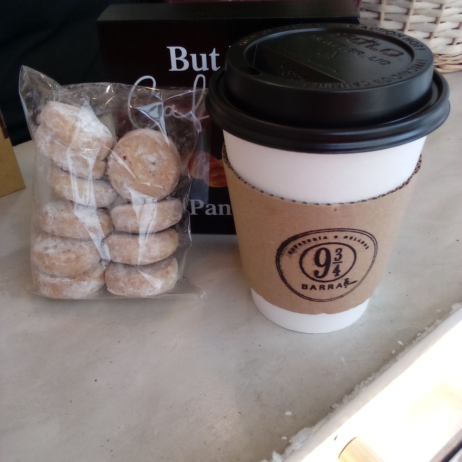Americano + galletas