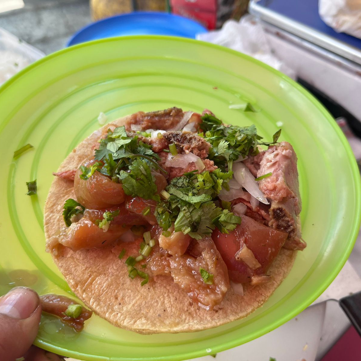 Taco Costilla con Cuero