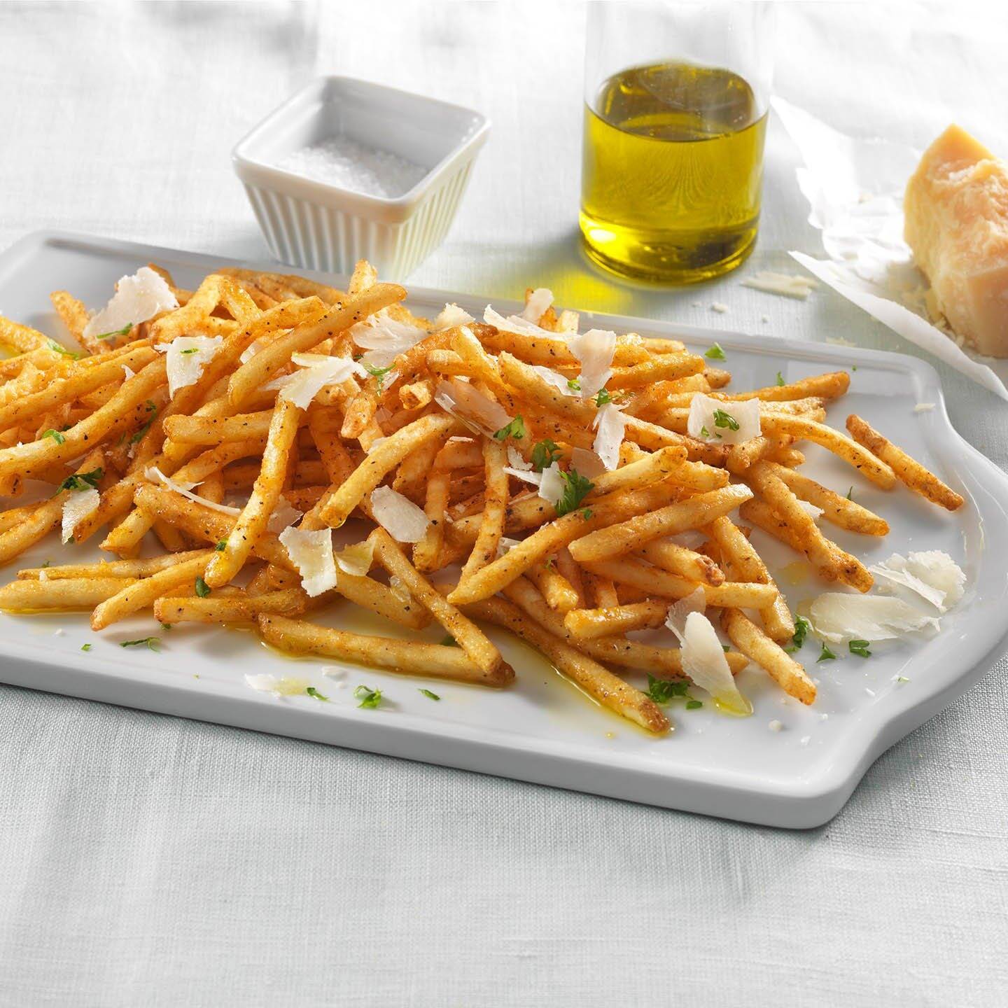 PAPAS TRUFADAS CON PARMESANO