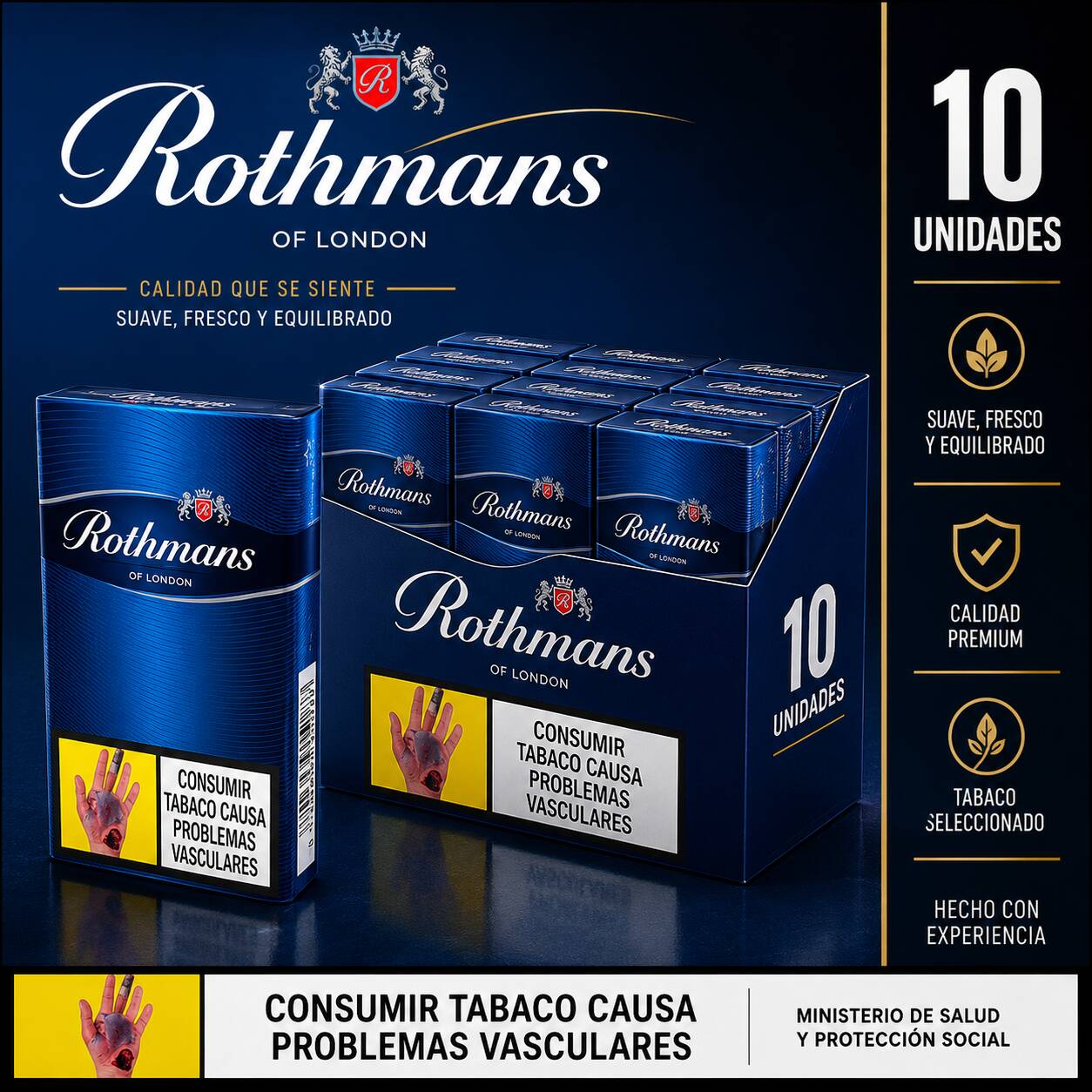Rothman's por Medios X 10