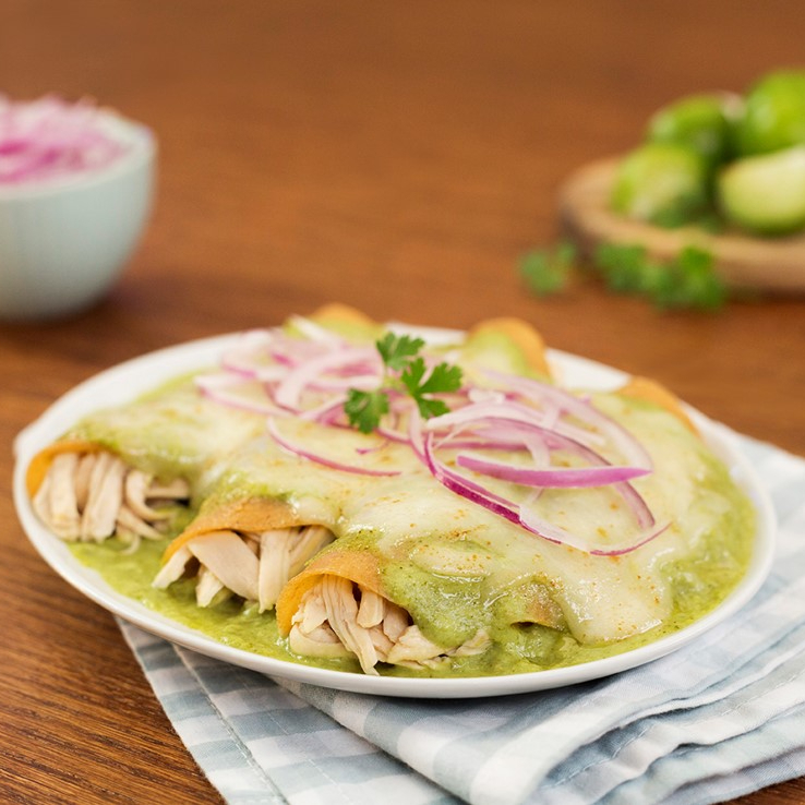 Enchiladas Suizas Verdes (Orden de 5 Piezas)