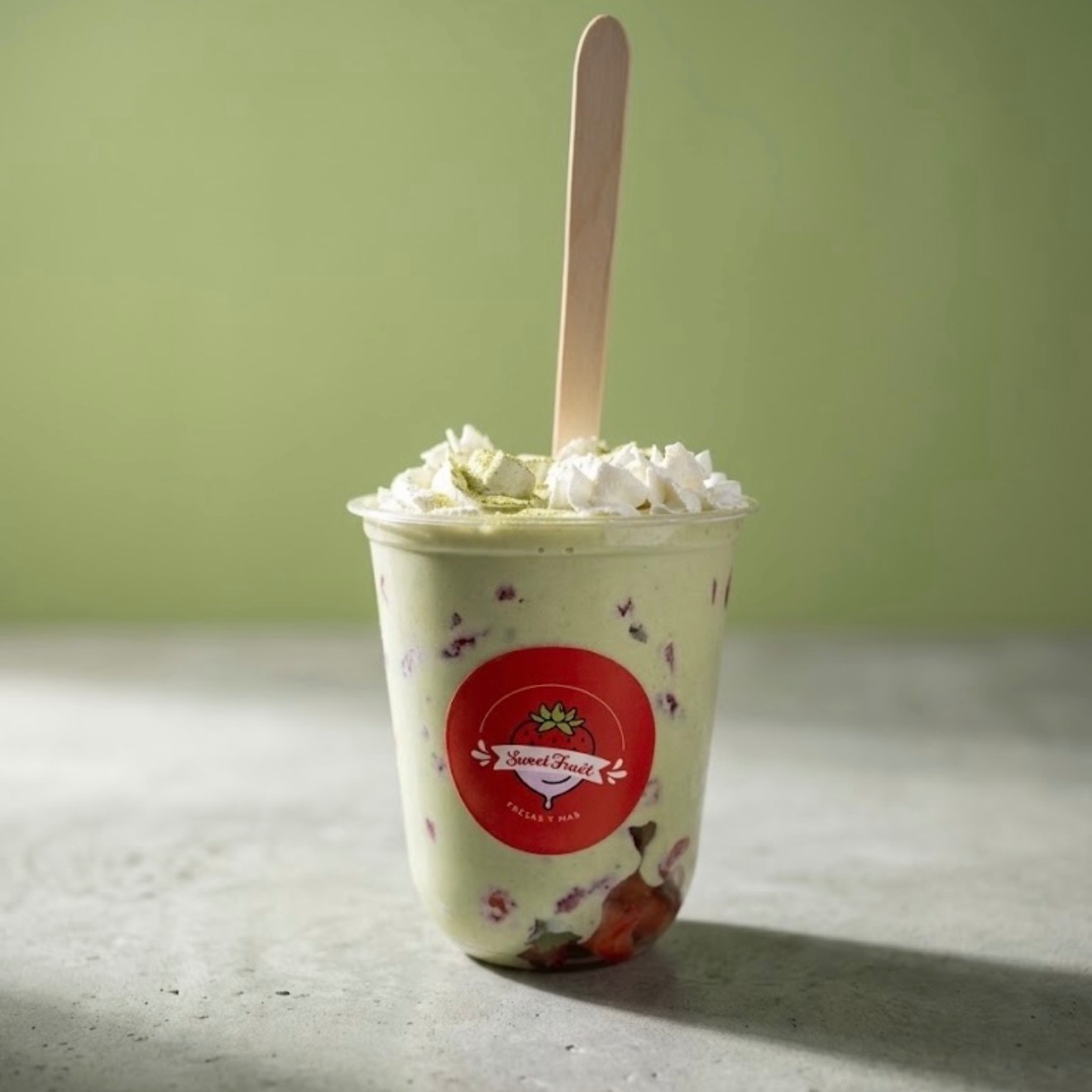 Fresas Matcha Chicas