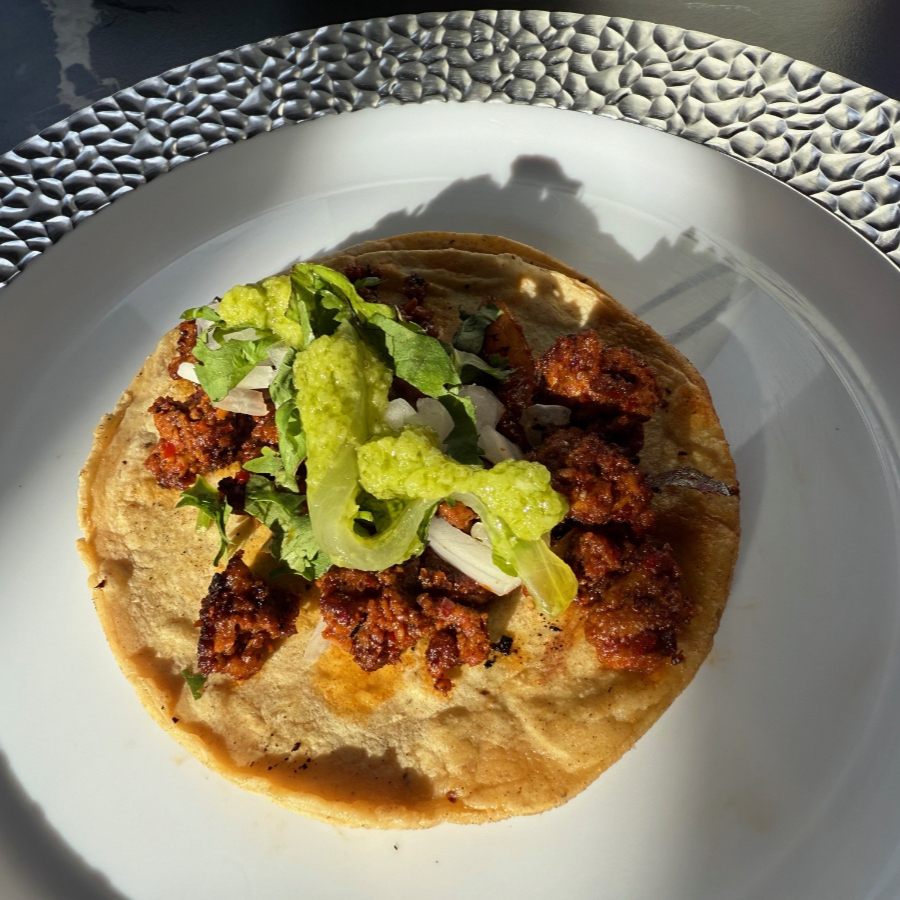 Taco Chico de Chorizo Huasteco
